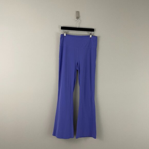 Lululemon Groove Super-High-Rise Flared Pants Nulu Charged Indigo Size 14 - Picture 1 of 7